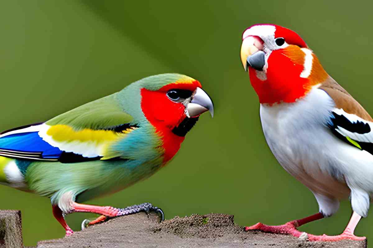 can finches live with parakeets